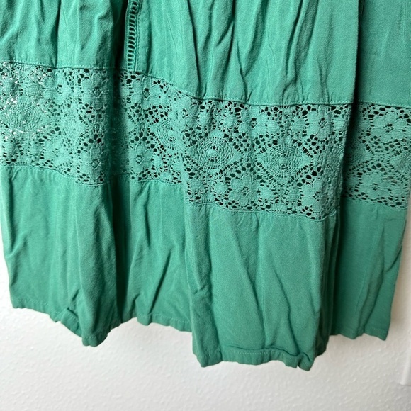 Matilda Jane Down In The Valley Maxi Dress Women’s Medium Green Boho Prairie - Picture 7 of 12